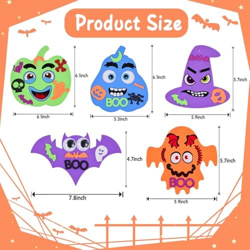 340PCS Halloween Foam Stickers Set for Kids