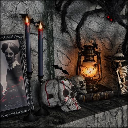 600 x 80 in Halloween Creepy Cloth for Yard and Outdoor Decorations, Black