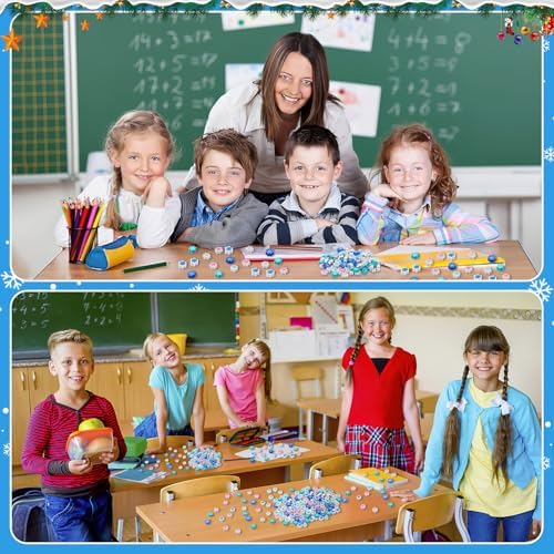 JUNEBRUSHS 150Pcs Snowflake Erasers, Cute Mini Christmas Pencil Erasers Novelty Winter Holiday Erasers for Classroom Rewards Prizes Winter Gifts Xmas Stocking Stuffers
