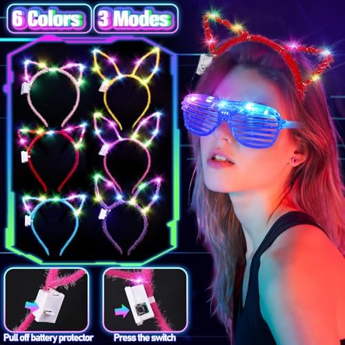 TSDATOWR 150Pcs Glow in the Dark Party Supplies for Kids and Adults