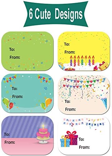 Happy Birthday Present Stickers Happy Birthday to from Gift Labels Party