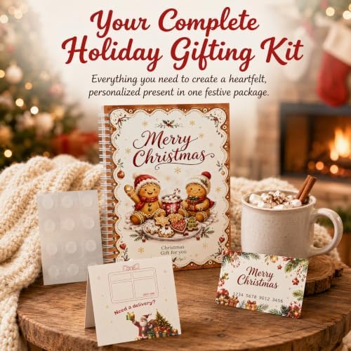Christmas Gift Card Book,Merry Christmas Gift Card Booklet for Adults Teens