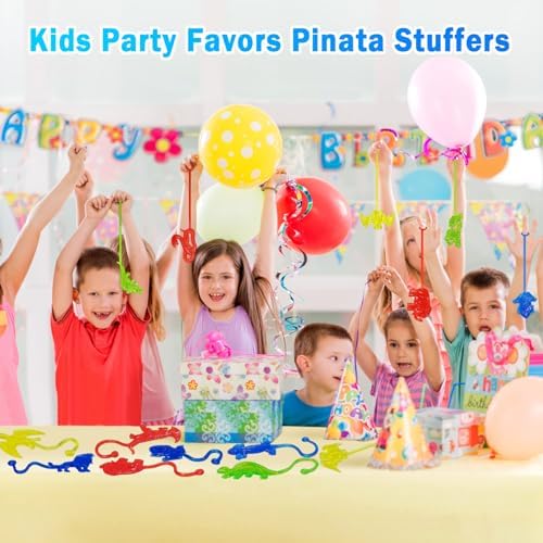 Sticky Hands Bulk 36 PCS Kids Party Favors Animal & Dinosaur Sticky Hand