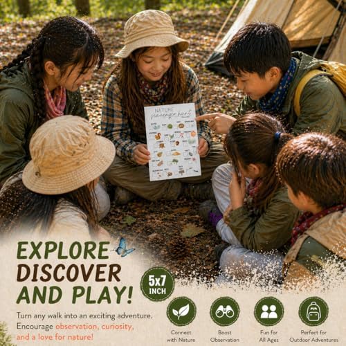 Nature Scavenger Hunt Cards for Road Trips and Camping-1