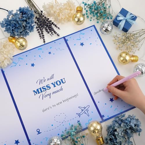 Farewell Guest Book Alternative, Farewell Gifts for Coworkers 18 X 12 In