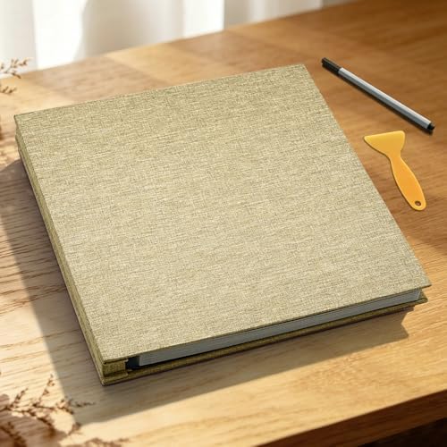 Large Self Adhesive Scrapbook Album, 40 Sheets 80 Pages Photo Book