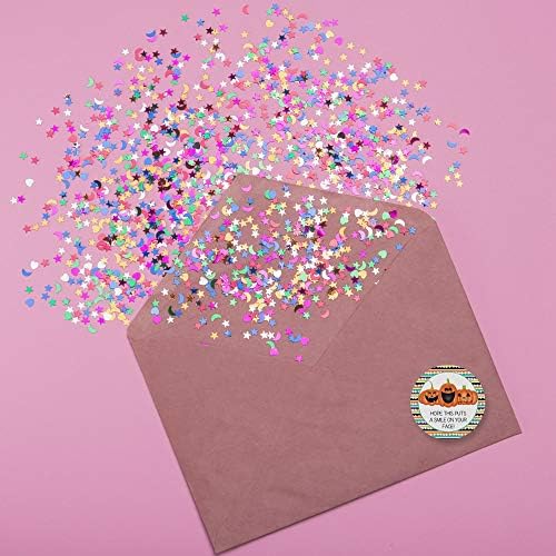 Halloween Customer Appreciation Stickers, Jack O Lantern Stickers, 60 Pack 1.5 Inch Round Labels for Small Business Orders, Boxes, Bags & Envelopes by Amanda Creation, Halloween Theme