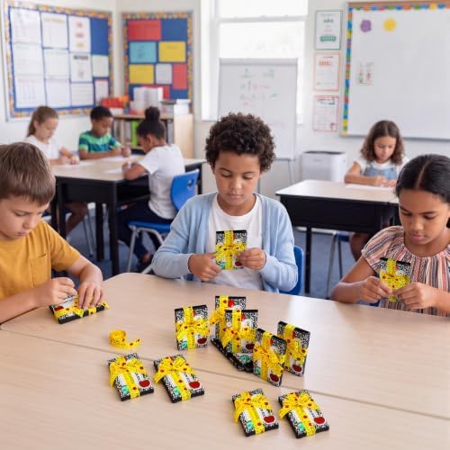 Lineshading 12 Pcs Back to School Teacher Gift Card Box Holder,Notebook