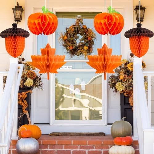 Fall Honeycomb Paper Centerpiece Decorations