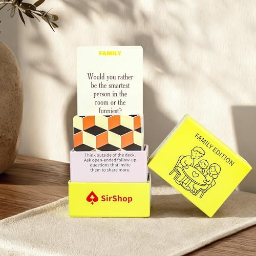 Family Conversation Cards 150 PC, Meaningful Family Edition Card Game