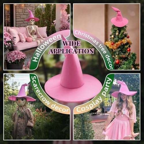 Witch Hat, 18IN Wizard Hat Cosplay Accessories for Halloween