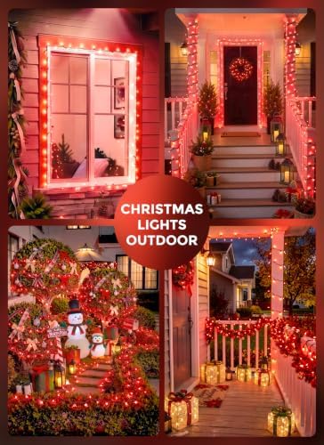 LED Christmas Lights Indoor Outdoor, 33FT 100 Count Mini String Lights