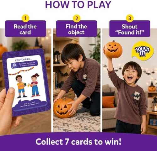 Skillmatics Found It – Halloween Game, Scavenger Hunt, Gift for Kids