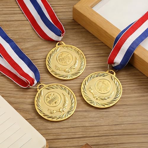 Gold Medals for Awards,1st Winner Medals for Sports, Competitions, Party, Olympic Style, 2 Inches