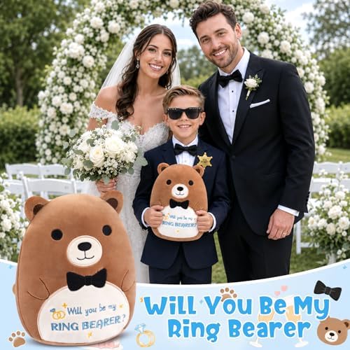 5 Pcs Ring Bearer Proposal Gifts Set,Will You Be My Ring Bearer