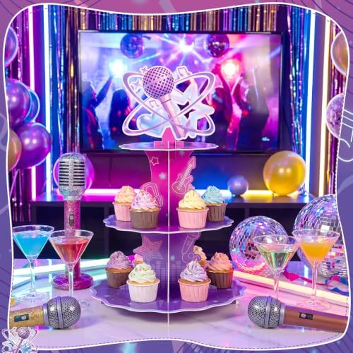 1 Pack Korean Cupcake Stand Singer Hunters Birthday Decorations