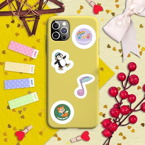 Small Music Stickers, Cute Music Note Stickers for Water Bottles, Laptop, Scrapbooking, Musical Decals Waterproof - Funny Musical Gifts for Men & Women