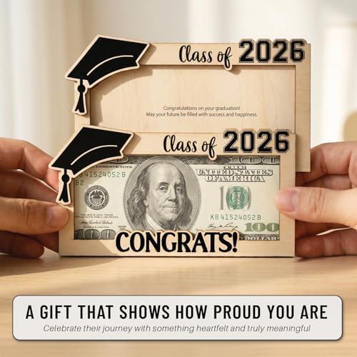Graduation Money Holder 2026 Gifts To Him, Her - Class Of 2026 Graduation