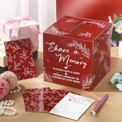 Pajean 50 Share a Memory Cards and Box, Red, Special