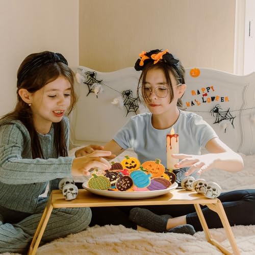5 Pcs Pumpkin Cookie Cutters Stainless Steel Fall Halloween Biscuit Molds