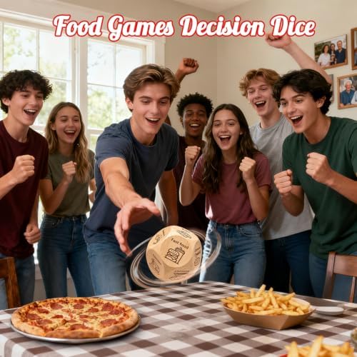 Winzwon Stocking Stuffers for Men Women, Date Night Food Decision Dice