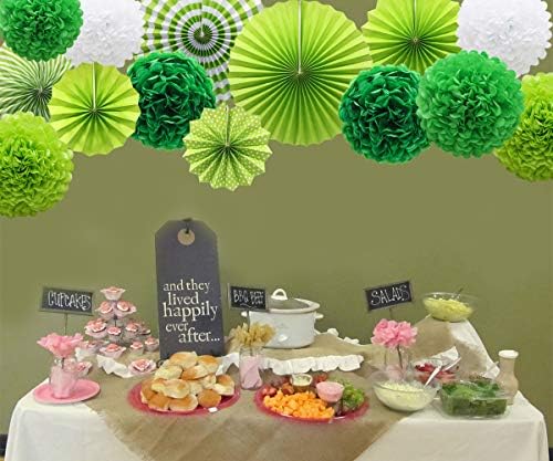 ADLKGG Green St Patrick's Day Party Decorations Paper Kit