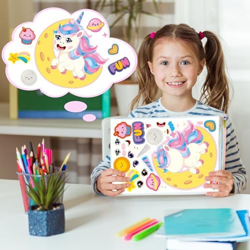 Unicorn Stickers 48 Sheets Unicorn Party Favors Crafts Kids Toddlers