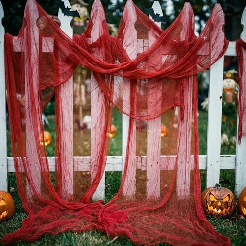 197"x39" Halloween Scary Gauze, Spooky Cloth Party Decoration