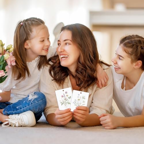 AmazingSpark 50 Set Gift Tags with String, Elegant Style, Cozy