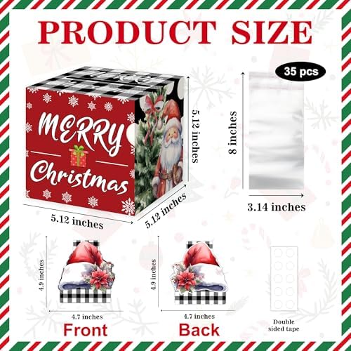 Christmas Santa Party Gifts, Merry Christmas Santa Cash Box, Christmas Money Gift Box with Xmas Hat Pull Out Card and Cash Holder, Xmas Money Gift Boxes for Boys Girls, Merry Christmas Party Decor