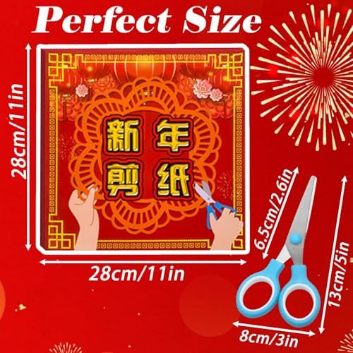 Ideal Swan 30Pcs Chinese New Year Window Stickers 15 Spring Festival Clings