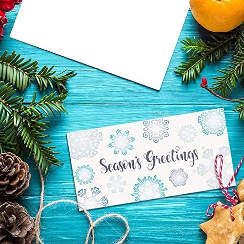 BEST PAPER GREETINGS Money Envelopes for Cash Gifts - 36 Pack, 3.6 x 7.25 Inch, Snowflake Winter Designs - Money Card Holder