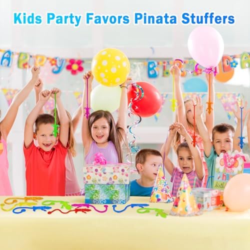 Sticky Hands Bulk 36PCS Kids Party Favors Lizard Shape Stretchy Sticky Hand