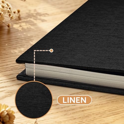 Large Self Adhesive Scrapbook Album, 40 Sheets 80 Pages Photo Book