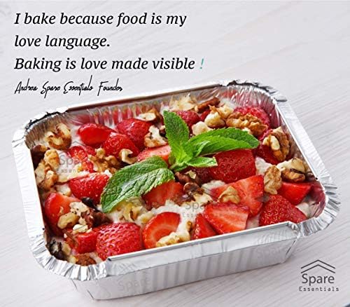 110 Pack - 1LB Small Foil Pans with Lids - Aluminum To Go Food Containers with Lids - 1lb Mini Aluminum Pans - Freezer Safe Foil Take out Trays - Heat proof Meal Prep Containers