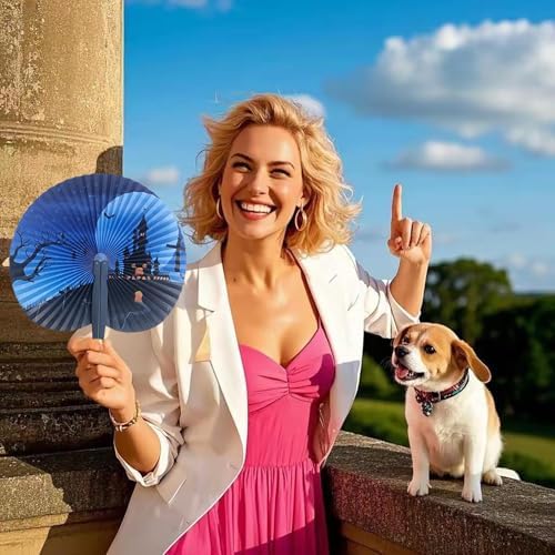 20 Pack Halloween Paper Fans