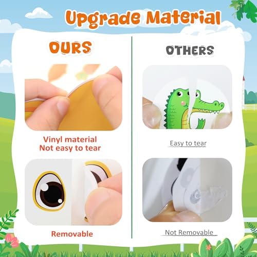 Farm Animal Stickers 48 Sheets Make A Face Stickers Kids Toddlers