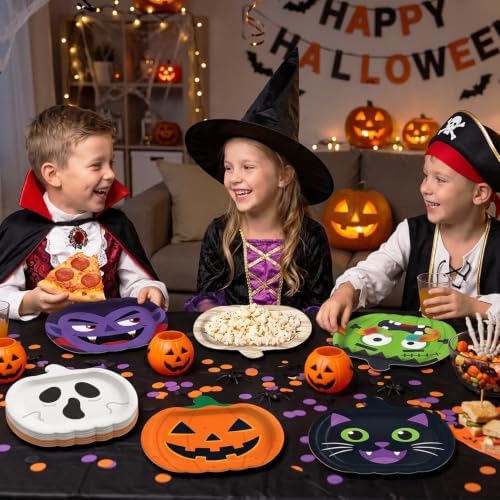 Halloween Paper Plates 9 Inch 60 Pack