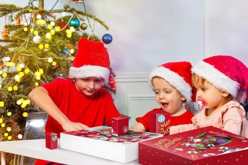Christmas Gift Box 96 Pack with Lids for Women Men Boy Girl