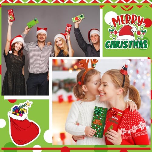 TaoBary 12 Pack Christmas Gift Card Boxes 6.5 x 2.76 x 0.79 Inches,Green