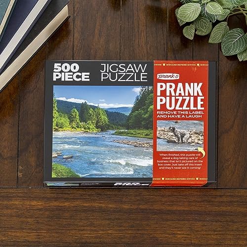 Prank-O 500-Piece Puzzles, Hidden Image (Flowing Freedom)