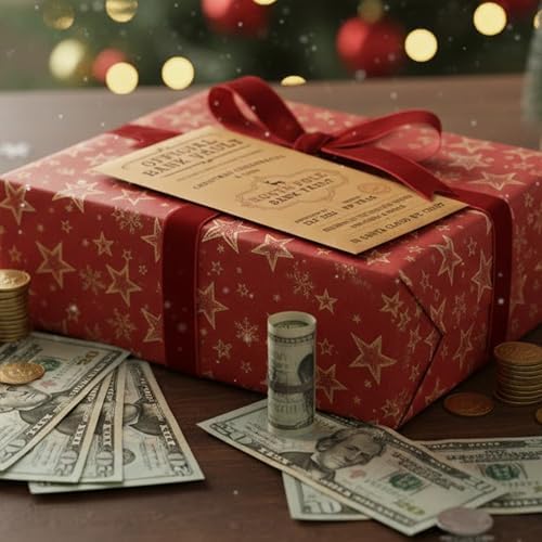 Pack 10 Gift card Holder Money cards for cash gift christmas - Christmas money cards gifts 2026 for kids Family Cowoker Friend - for cash gift - Gift Card