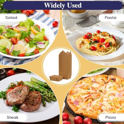 LITOPAK 50 Pack 45 oz To Go Food Containers, Kraft Brown Take Out Food Containers Leak Grease Resistant and Stackable for Restaurants, Homes, Offices, Picnics