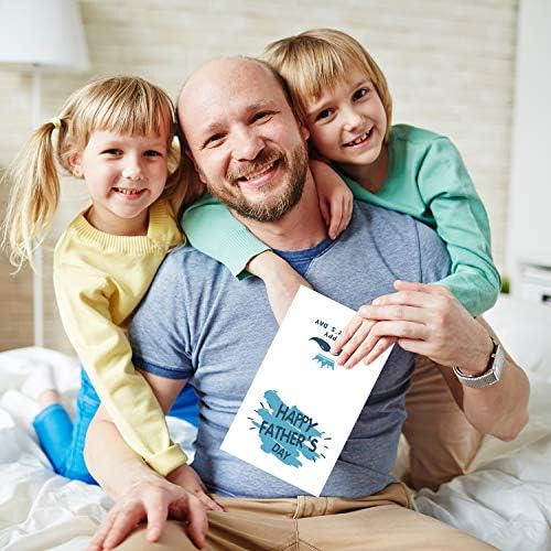 TUPARKA 36 Pack Father's Day Greeting Cards with Envelopes, 6 Assorted Unique Designs for Father's Day