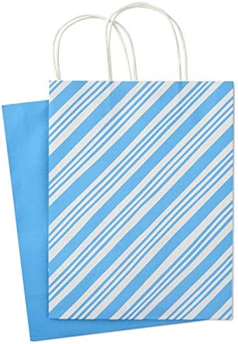 Hallmark 13" Large Gift Bag Assortment, Holiday Icons (12 Paper Gift Bags in Assorted Designs for Hanukkah or Christmas | Stripes, Polka Dots, Snowflakes, Christmas Trees)