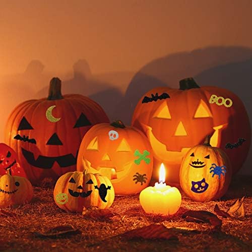 500 Pcs Halloween Foam Stickers Glitter Foam Stickers Halloween Craft