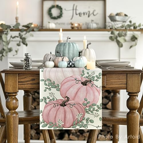 Artoid Mode 210 GSM Fall Table Runner Home Party Decor 13x36 Inch