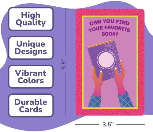 ArtCreativity Scavenger Hunt Card Game for Kids, Indoor & Outdoor Games, Family Games, Road Trip Game, Kid Car Activities, Travel Toys Game, Learning Toys, Educational, Gifts for Kids, Boys & Girls