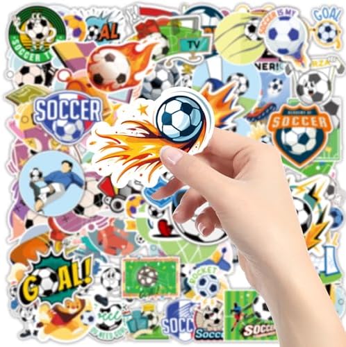 Soccer Party Favors - 100 PCS Soccer Stickers for Kids | 2026 World Game Cup Merchandise Gifts Activities Birthday Toys Games Crafts for Goodie Bags Gift Bags