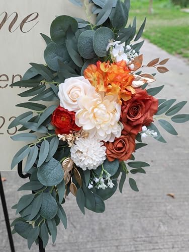 ponatia Artificial Wedding Arch Flowers Set of 2